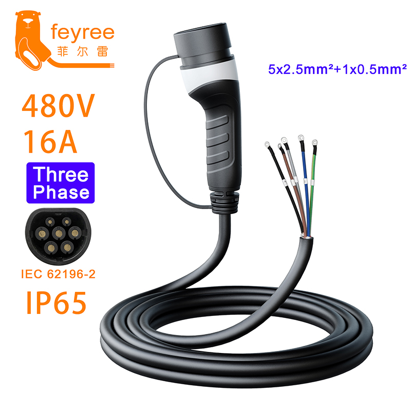 Ev Charger Type 2 22Kw 32A 3 Phase - Chargeur EV Feyree 3 phases pour