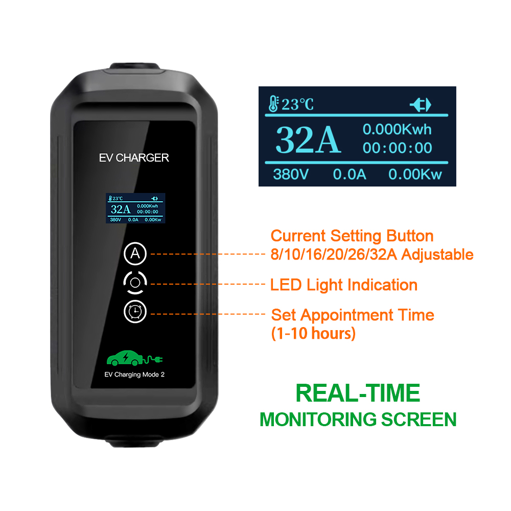 EVSE-Chargeur EV pour Voiture  - Ev Charger Type 2 22Kw 32A 3 Phase avis et prix