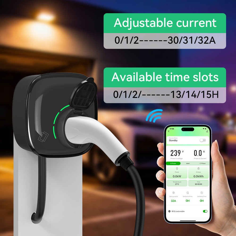 IPENGEN – chargeur de voiture  - Ev Charger Type 2 22Kw 32A 3 Phase avis et prix