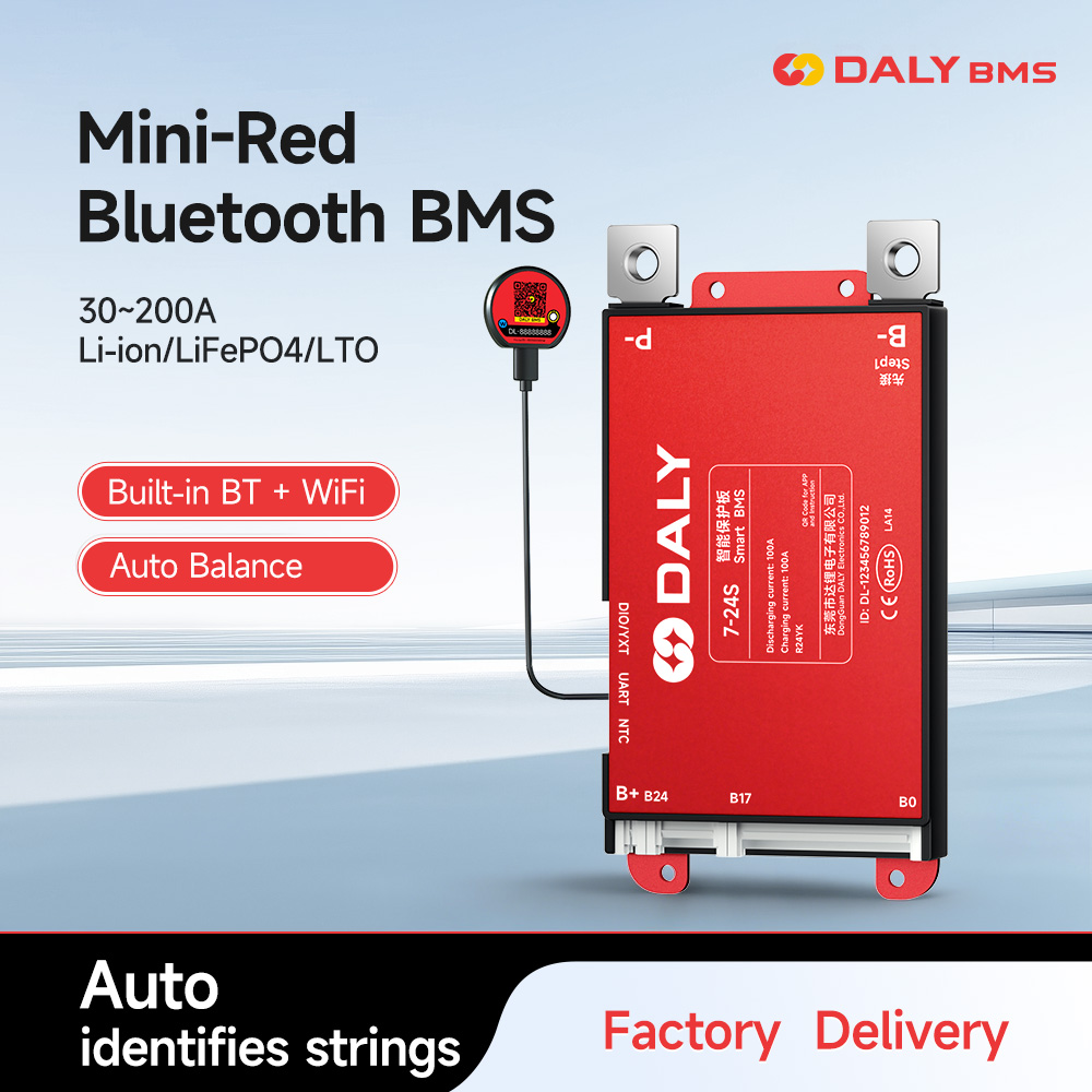 Daly Smart BMS 30A 40A 60A 80A - Smart Bms 24S 200A Bluetooth Lifepo4 avis et prix