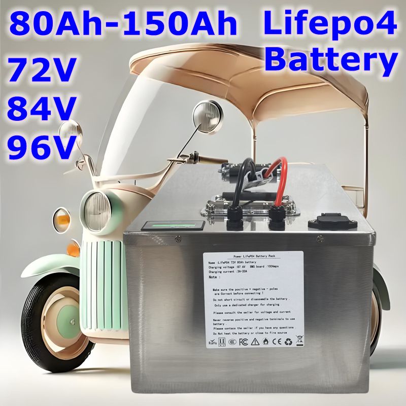 Batterie LIFEPO4 72V 84V 96V 8 - Lifepo4 72V 100Ah Battery Pack Ev avis et prix